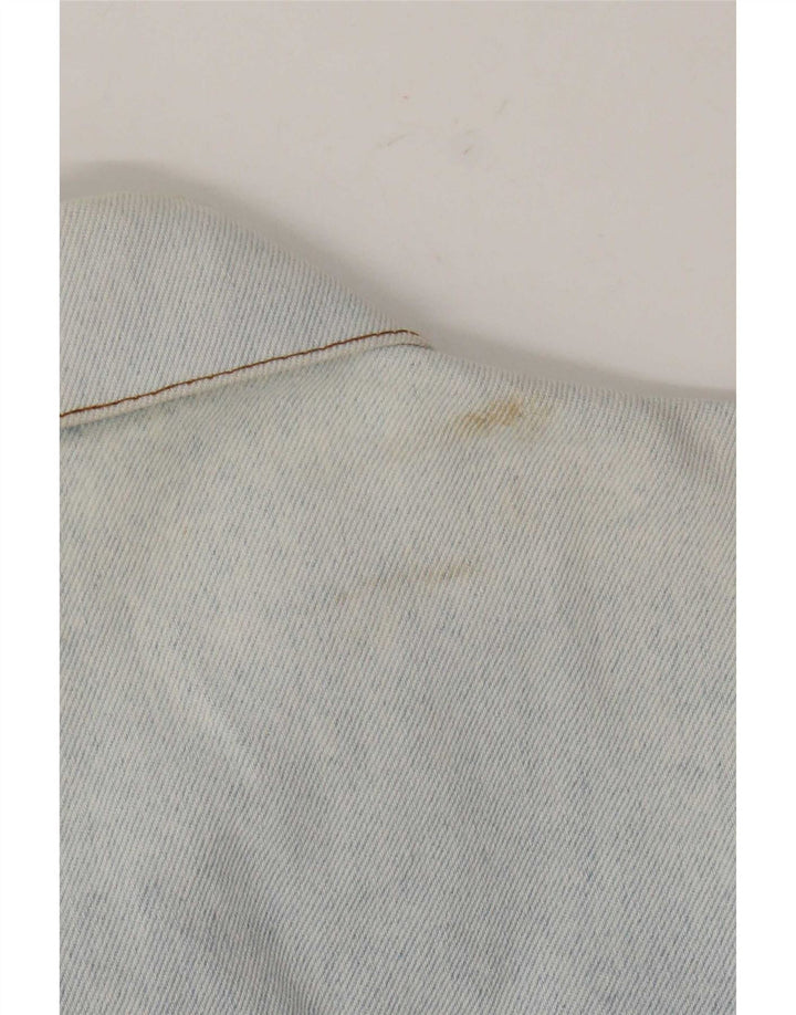 Vintage denimjakke til drenge 11-12 år blå