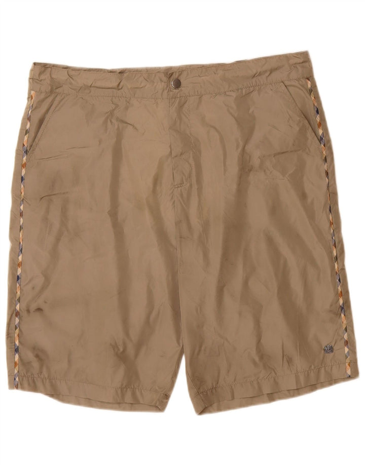 Aquascutum Mens Chino Shorts IT 50 Large W36  Grey Polyamide