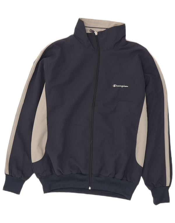Ανδρική φόρμα Champion Top Jacket Small Navy Blue Colorblock Polyester