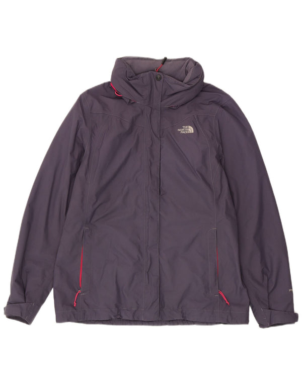 Giacca a vento con cappuccio da donna The North Face UK 40 Large Viola Nylon