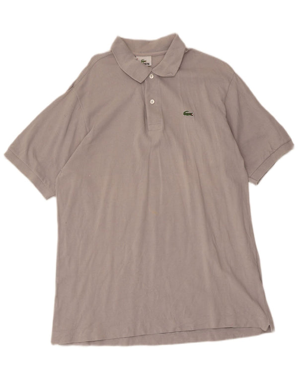 Tricou polo pentru bărbați Lacoste Mărimea 6 XL bumbac gri
