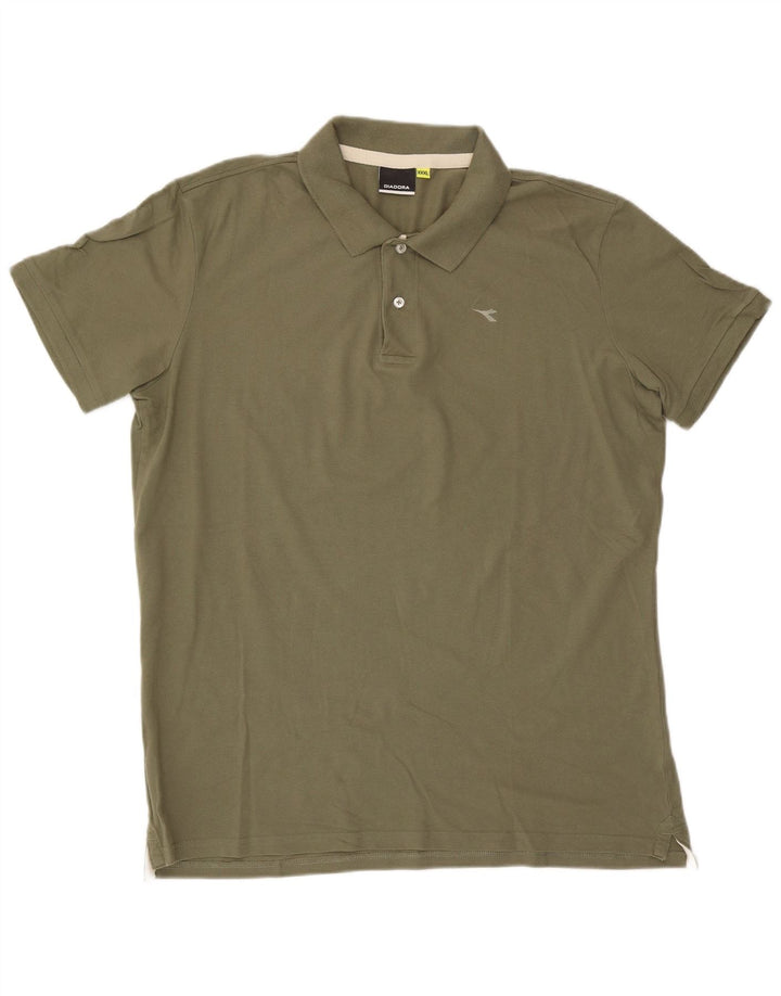 Diadora herre poloshirt 3XL Khaki