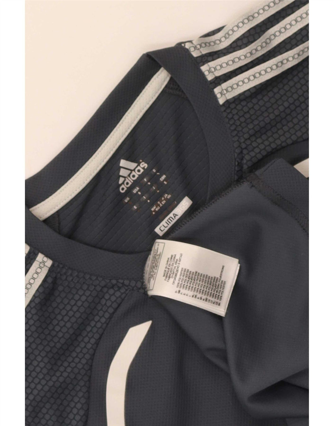 Adidas Mens Clima 365 Vest Top Small Grey Colourblock Polyester