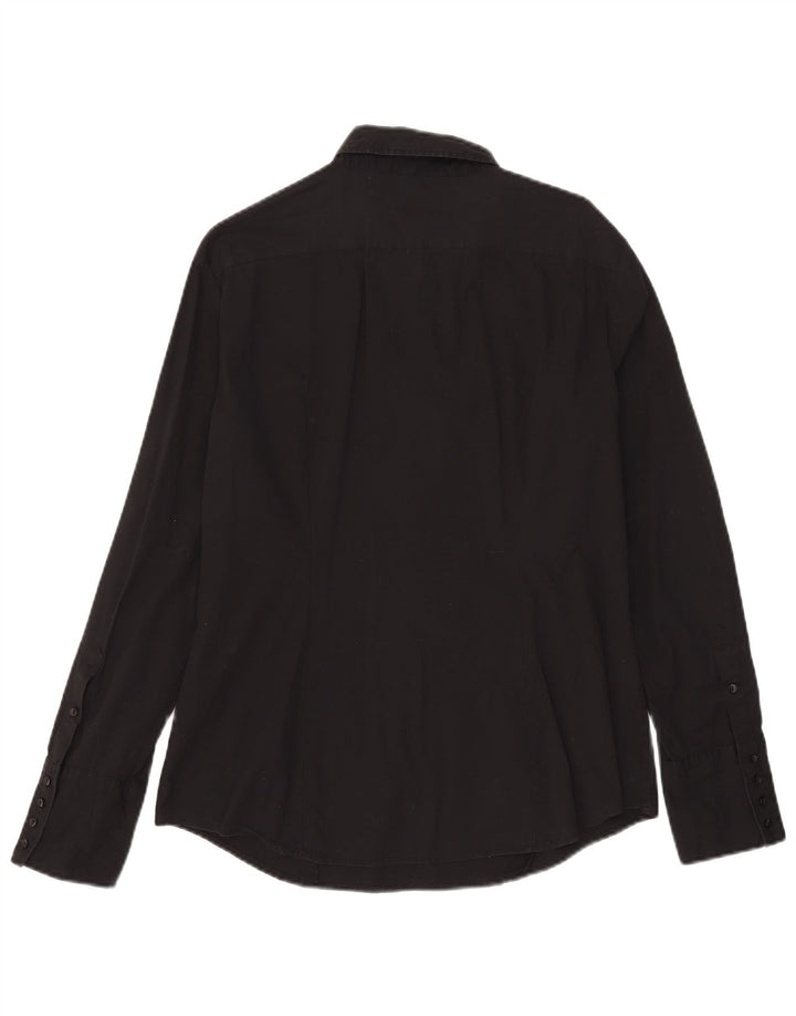 Pulover pentru femei Benetton UK 18 XL, bumbac negru