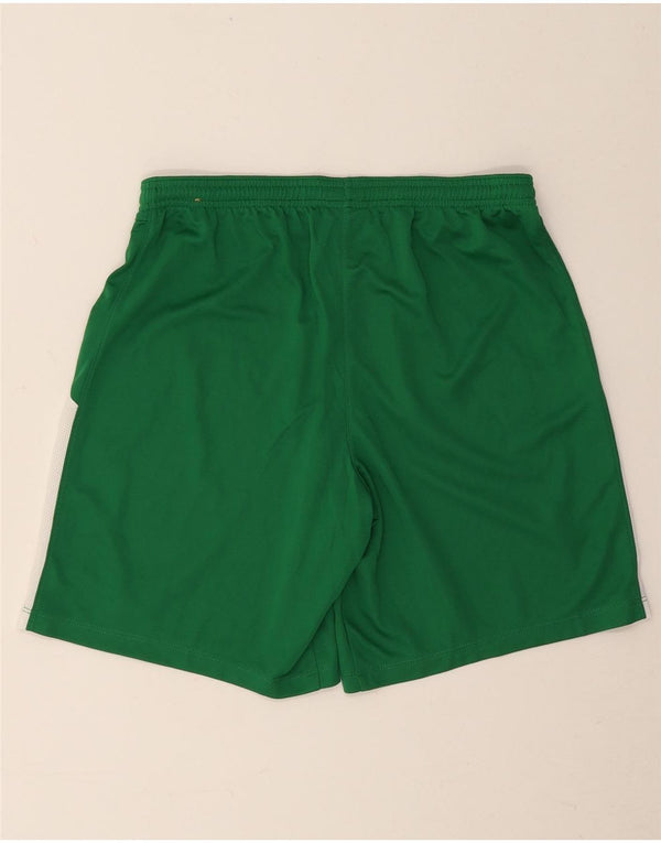 Pantaloncini sportivi Nike Dri Fit Slim da uomo in poliestere color block verde medio