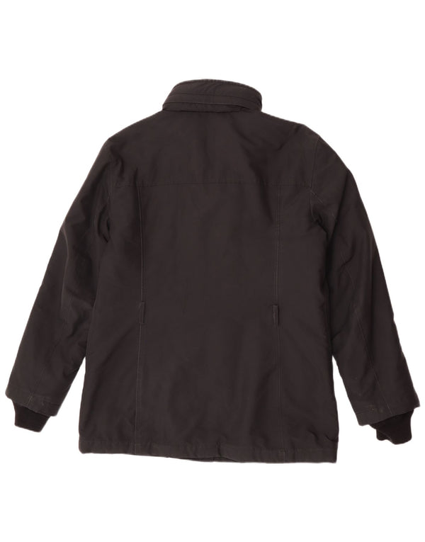 Chaqueta de trenca con capucha para mujer Fay UK 40 XL Negro