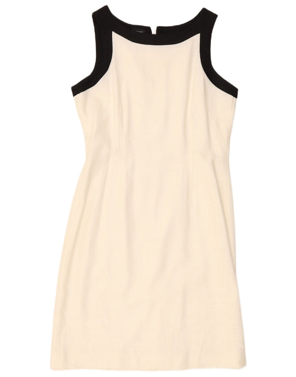 Abito tubino senza maniche da donna Hobbs UK 14 Viscosa color block bianco medio
