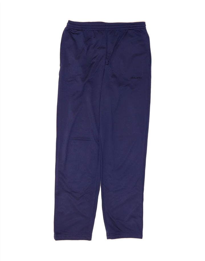 LOTTO Womens Tracksuit Trousers UK 12 Medium  Navy Blue Polyester Vintage Lotto and Second-Hand Lotto from Messina Hembry 