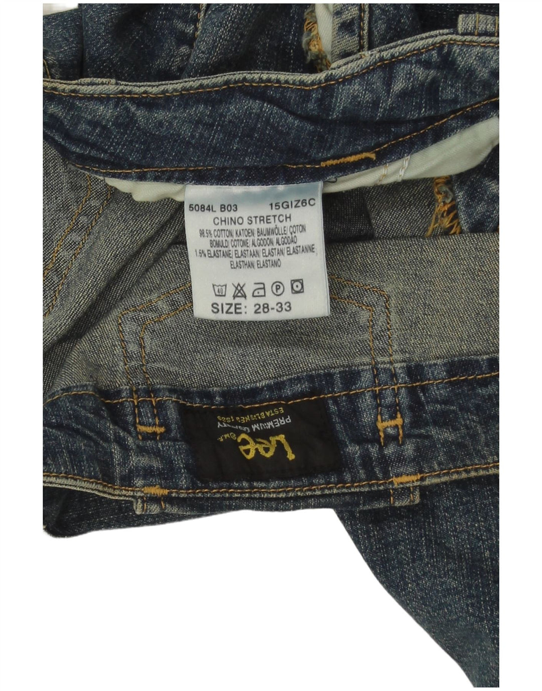 Lee Womens Wide Leg Jeans W28 L30 Blue Cotton