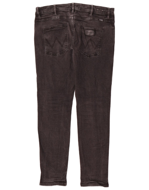 Blugi skinny pentru bărbați Wrangler W34 L30 bumbac gri