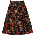 LOTZ Womens Abstract Pattern A-Line Skirt UK 14 Medium W28  Multicoloured