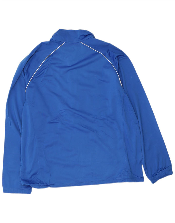 Nike Mens Tracksuit Top Jacket 2XL Blue Polyester