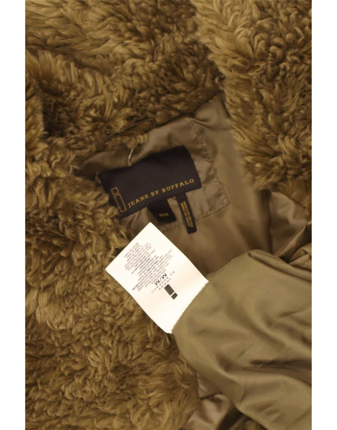 Buffalo Γυναικείο μπουφάν με επένδυση UK 12 Medium Khaki Polyester