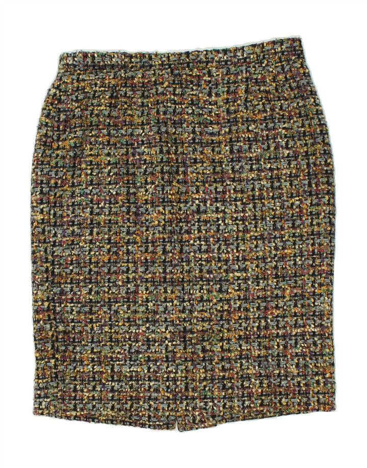 VINTAGE Womens Pencil Skirt IT 44 Medium W32 Multicoloured Flecked Wool Vintage Vintage and Second-Hand Vintage from Messina Hembry 