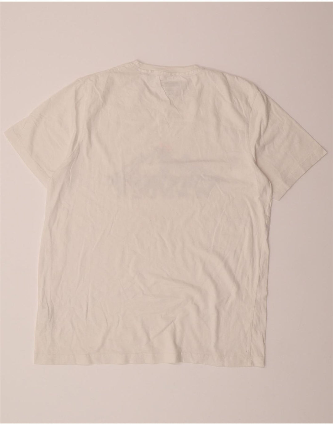 MOUNTAIN WAREHOUSE Mens Graphic T-Shirt Top Large White Cotton Vintage Mountain Warehouse and Second-Hand Mountain Warehouse from Messina Hembry 