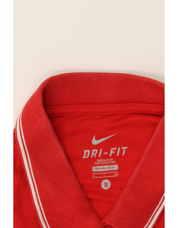 NIKE Mens Dri Fit Polo Shirt Small Red Vintage Nike and Second-Hand Nike from Messina Hembry 