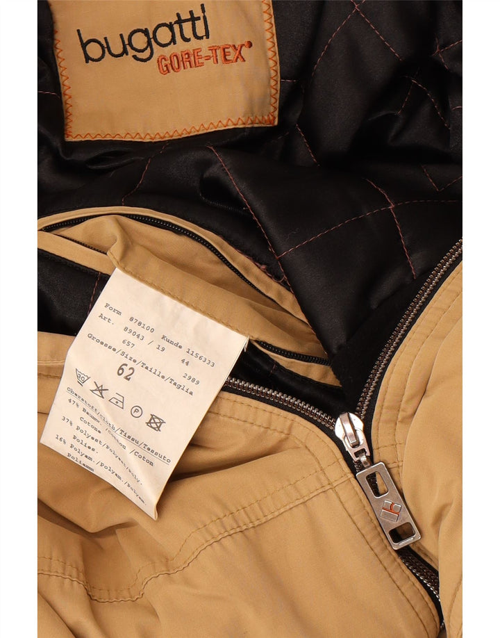 Bugatti Mens Gore-Tex Windbreaker Jacket UK 62 6XL Beige Cotton