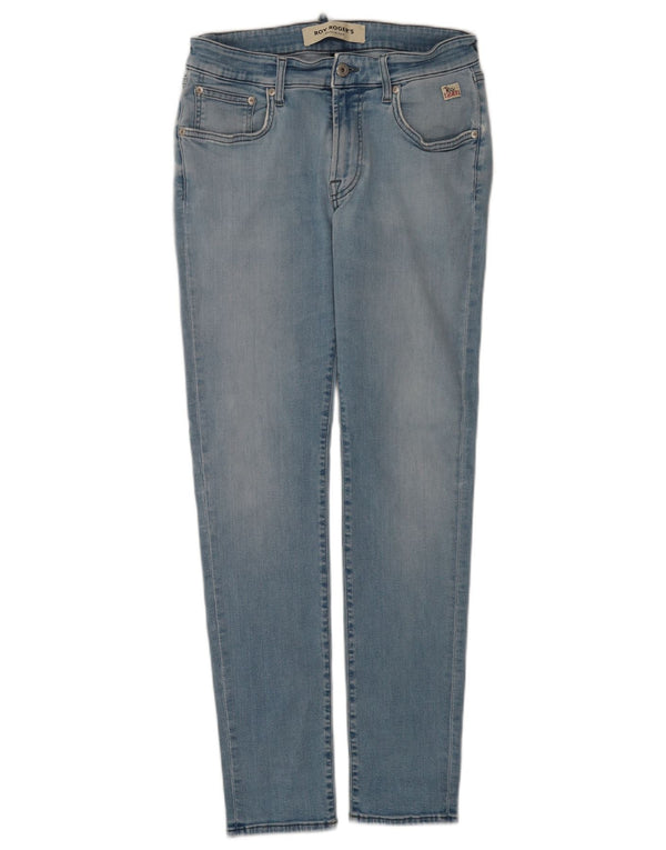 Roy Rogers Damen Slim Jeans W33 L30 Blaue Baumwolle