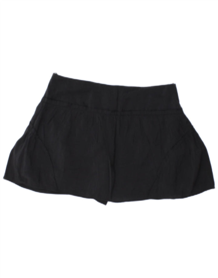 ZARA Womens Mini Skort UK 12 Medium  Black