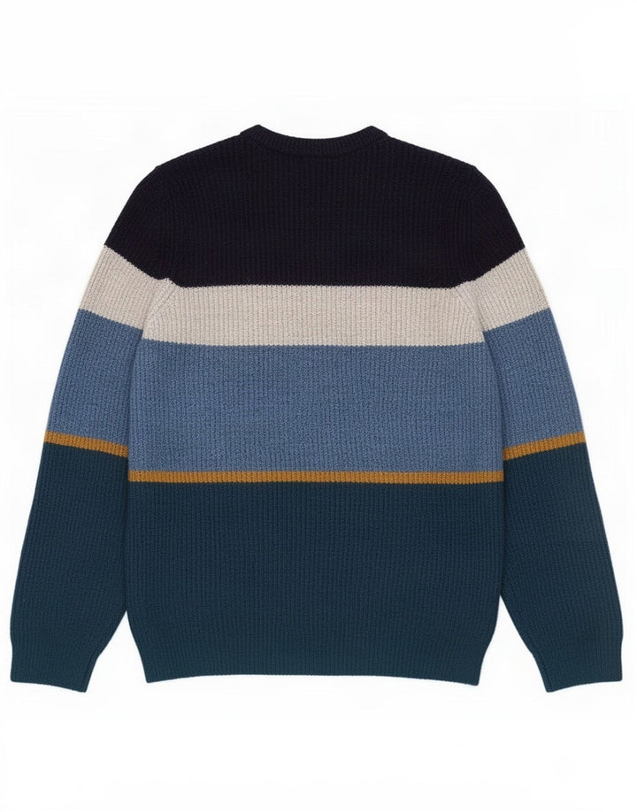 Marks & Spencer Herren-Pullover mit Rundhalsausschnitt, Größe L, mehrfarbig
