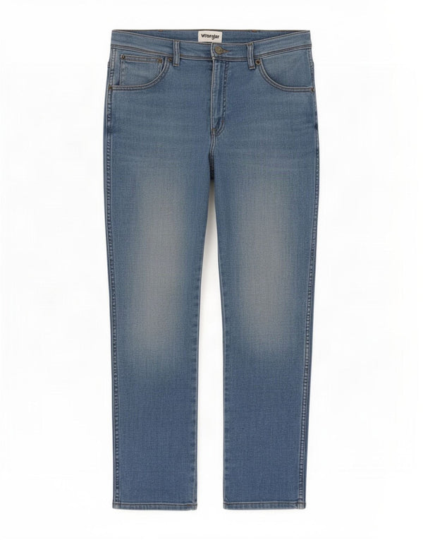 Wrangler Jean Slim Texas Homme W33 L30 Bleu Coton