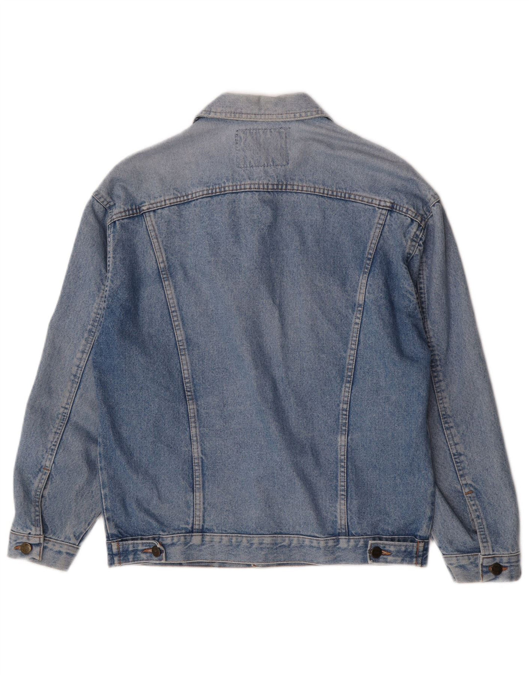 Wild Jeans Mens Denim Jacket UK 38 Medium Blue