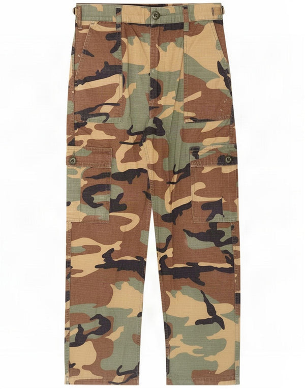 MOC Pantaloni cargo militari per ragazzi 14-15 anni Large W28 L25 Khaki Army
