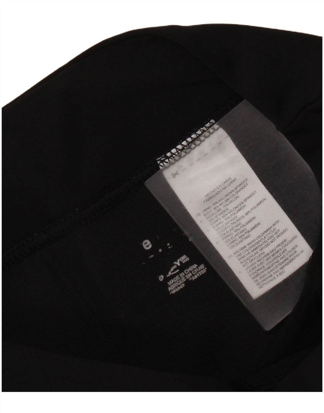 Pantaloni Capri Reebok da donna W28 L19 nylon nero