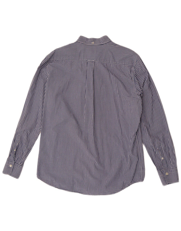 Ανδρικό πουκάμισο Gant Regular Fit Size 41/42 16 1/2 Large Navy Blue Gingham