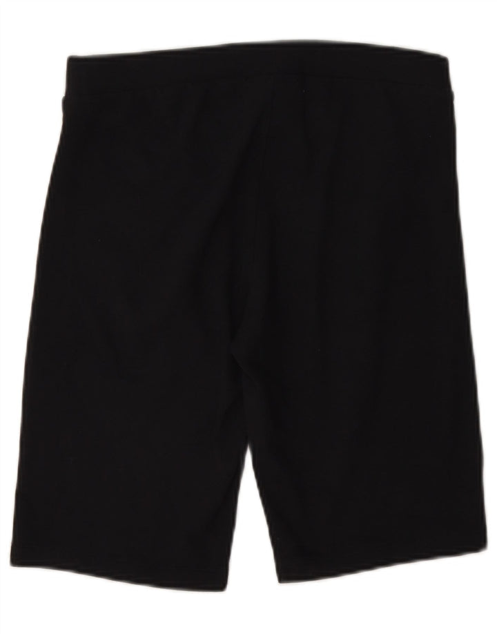 Champion Womens Sport Shorts UK 14 Medium Black Cotton