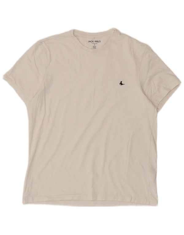 Jack Wills T-shirt coupe classique pour homme en coton blanc moyen