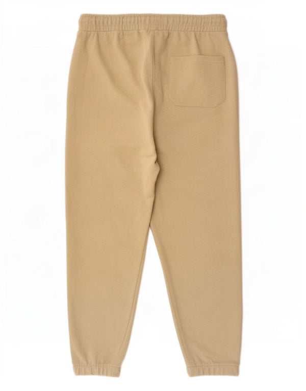 Zara Mens Tracksuit Trousers Joggers XL Beige Cotton