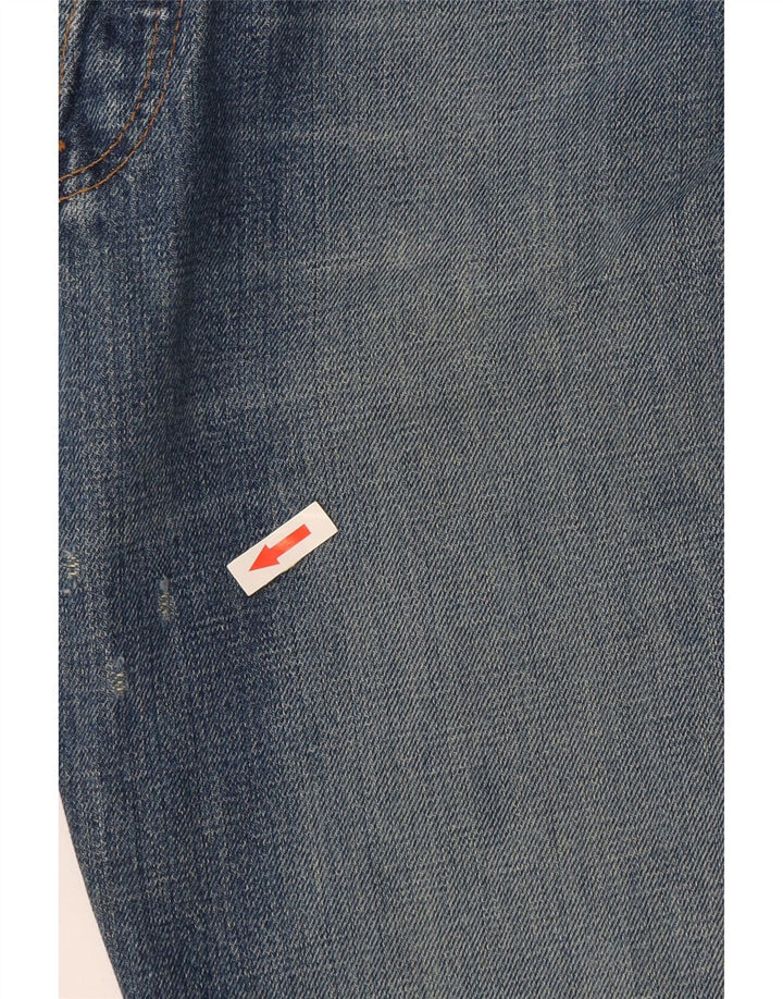 Levi's Mens 501 Distressed Straight Jeans W27 L32 Blue Cotton