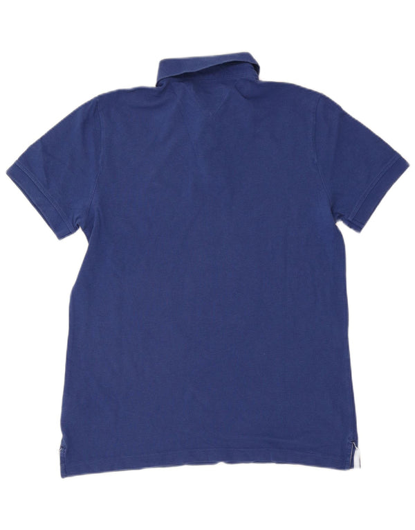 Polo Tommy Hilfiger Hombre Algodón Azul Medio