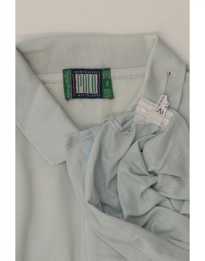 Sergio Tacchini Polo Hombre Algodón Azul Medio