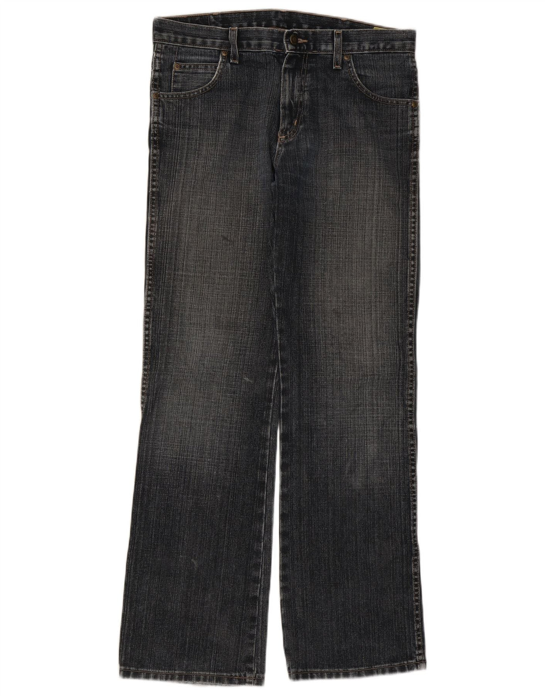 Blugi pentru bărbați Bootcut Wrangler W31 L32 bumbac bleumarin