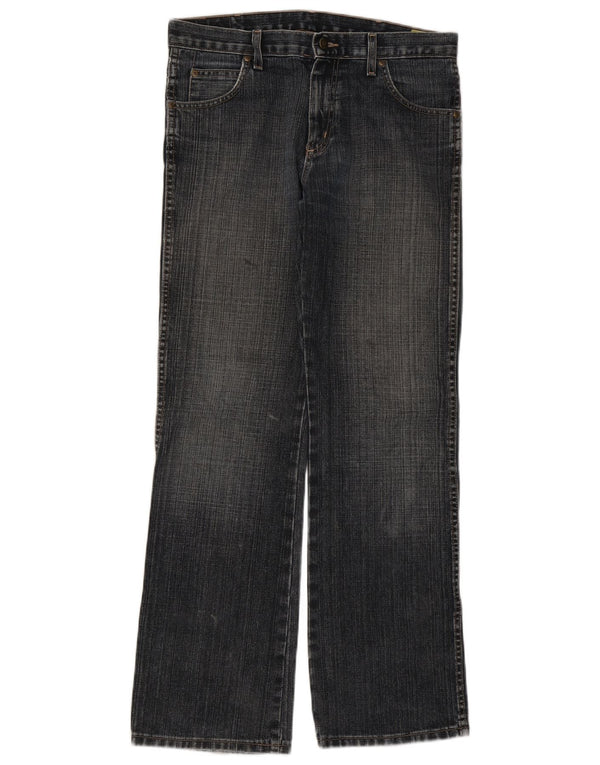 Wrangler Mens Bootcut Jeans W31 L32 Azul Marinho Algodão