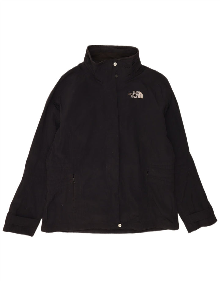 The North Face Womens Oversized Rain Jacket UK 18 XL Black Nylon