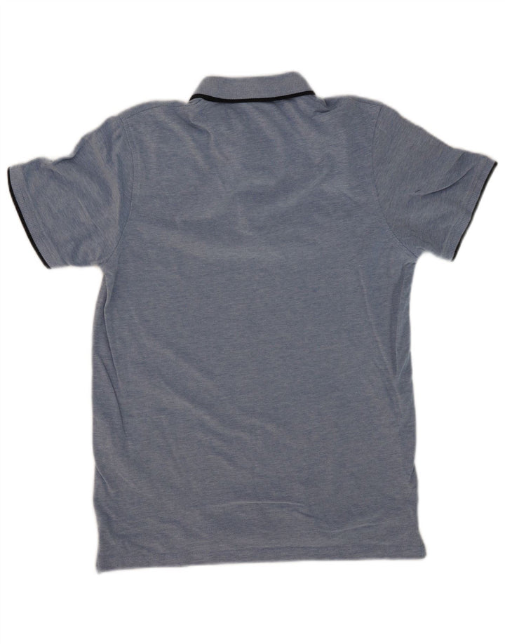 Jack & Jones Mens Polo Shirt Medium Blue Cotton