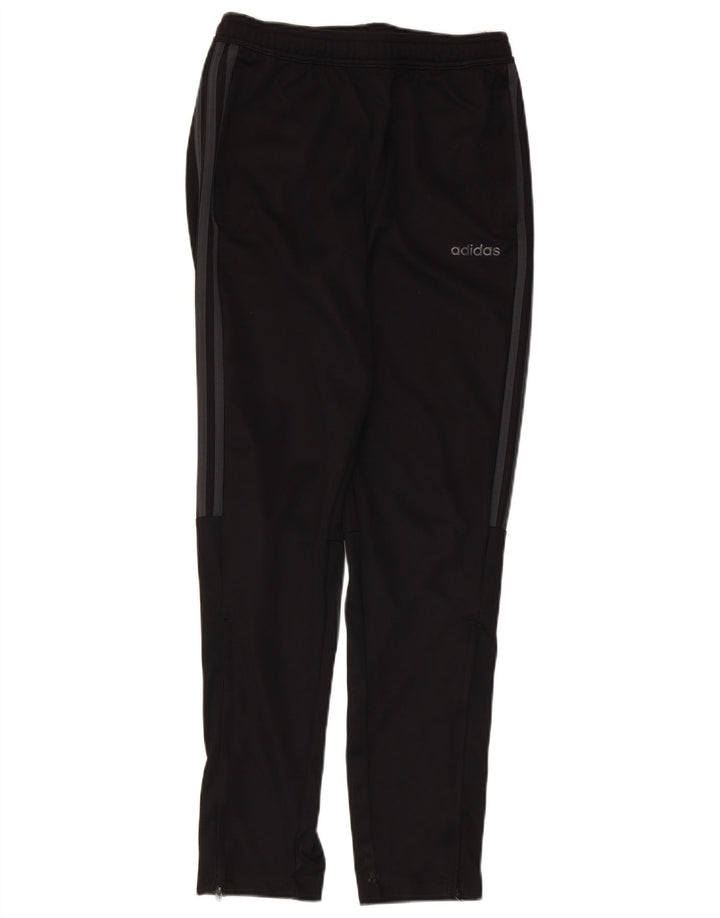 Adidas Boys Tracksuit Trousers 13-14 Years  Black Polyester