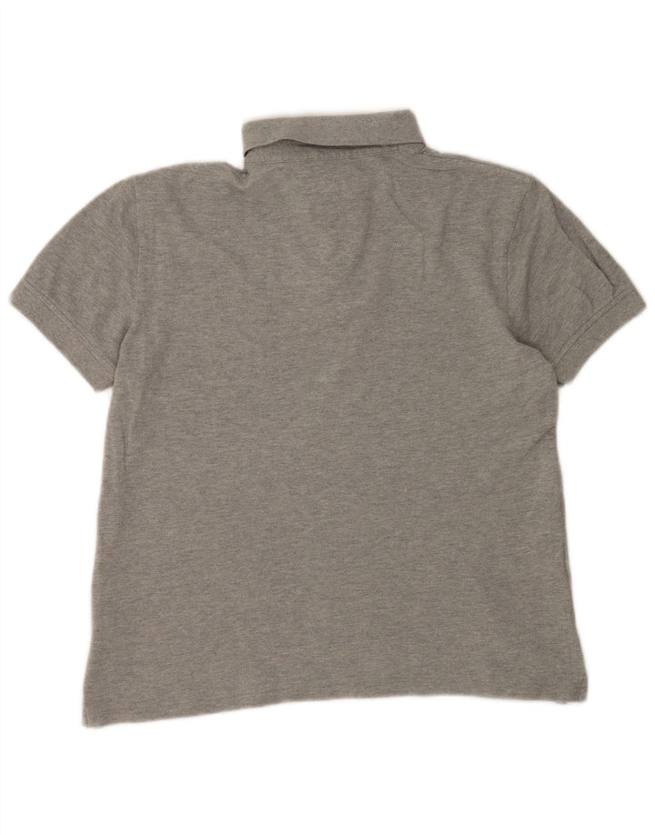 Tommy Hilfiger Polo Homme Gris Moyen Coton