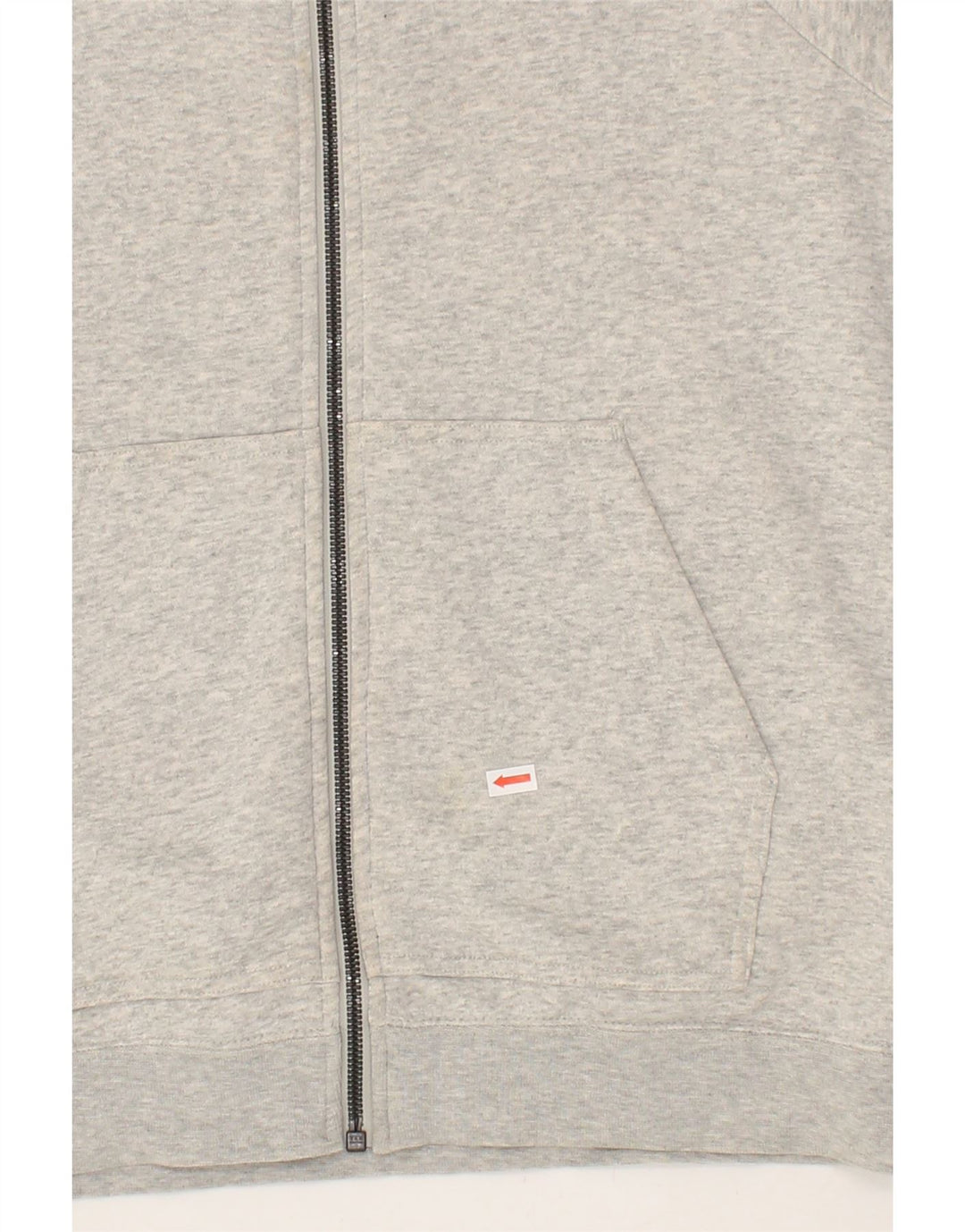 NIKE Mens Zip Hoodie Sweater Small Grey Cotton Vintage Nike and Second-Hand Nike from Messina Hembry 