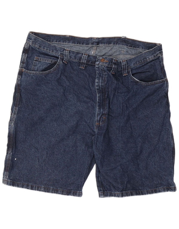 Shorts jeans cargo masculino Wrangler W46 3XL algodão azul