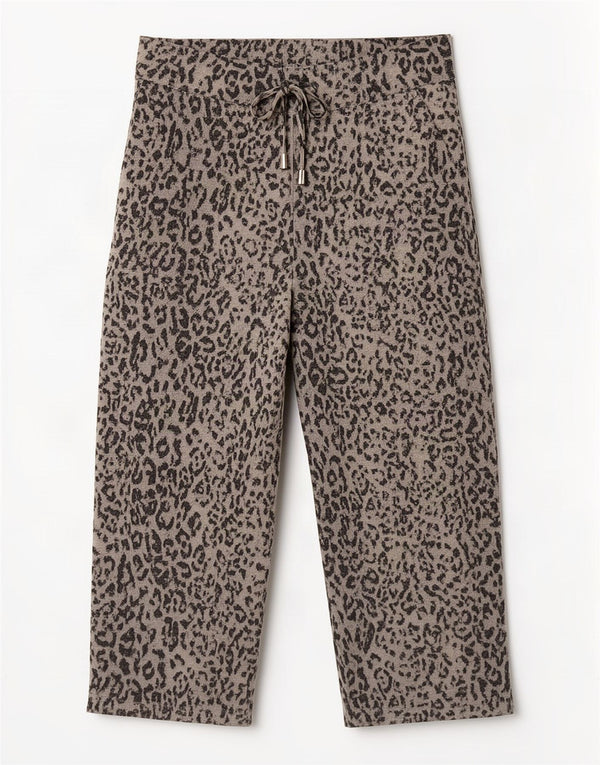 Marks & Spencer Womens Cropped Trousers UK 10 Small W28 L23 Grå