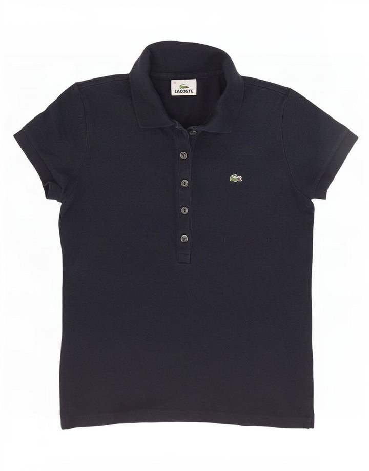 Lacoste ženska polo majica, veličina 38, srednje tamnoplavi pamuk