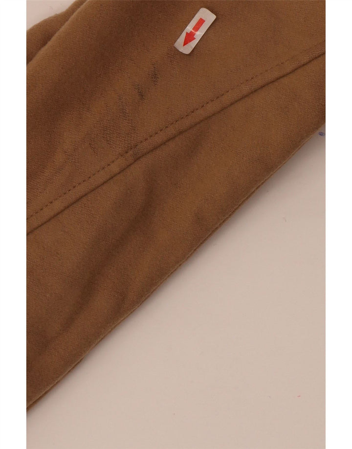 Zara Womens Hooded Bomber Jacket UK 10 Small Brown