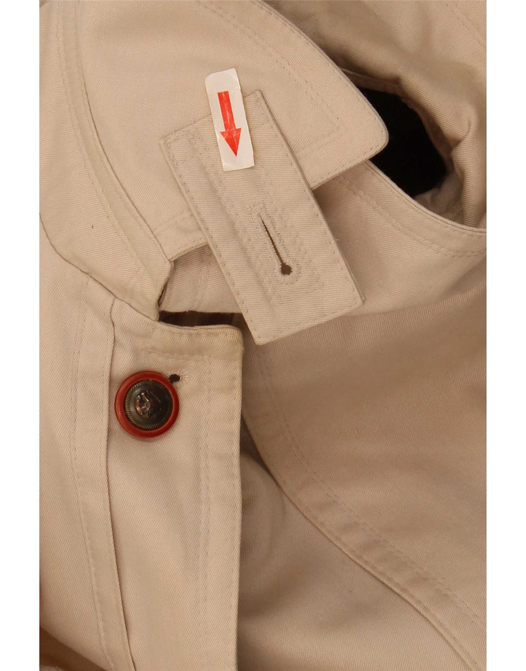 Vintage Womens Overcoat UK 18 XL  Beige Acrylic