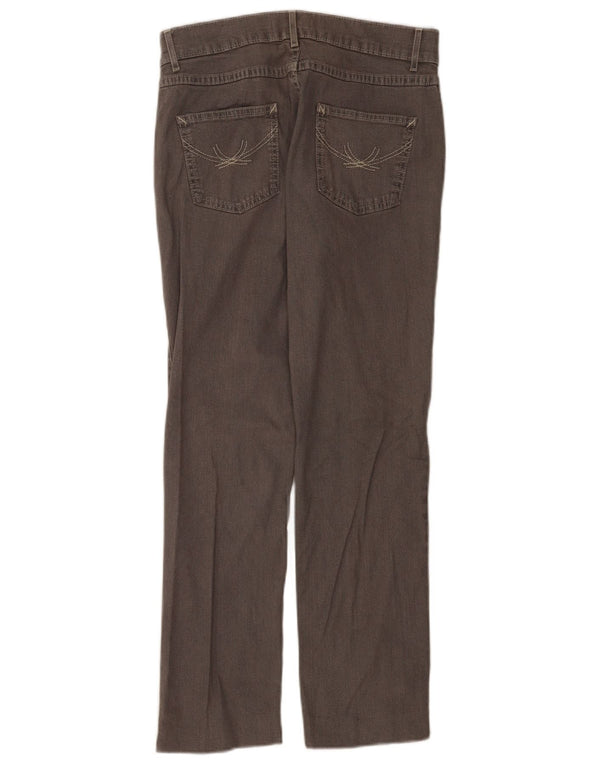 Marks & Spencer Dame Straight Jeans UK 12 Medium W30 L28 Grå Bomuld
