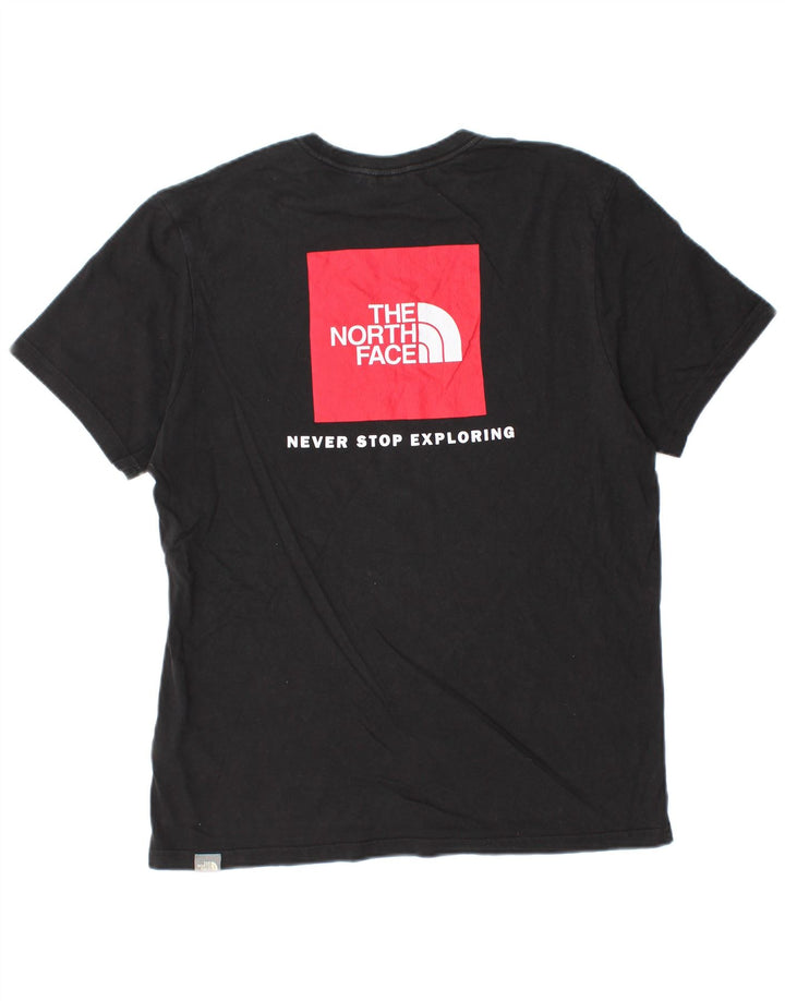 The North Face Mens Graphic T-Shirt Top Medium Black Cotton