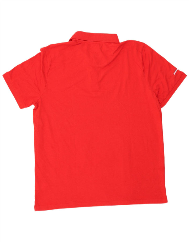PUMA Mens Polo Shirt 2XL Red Cotton